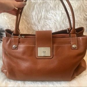 Lambertson Truex Leather Handbag